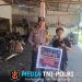 Musim Kemarau Melanda! Bhabinkamtibmas Kuala Behe Gerak Cepat Ajak Warga Cegah Karhutla Lewat Banner Keliling