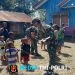 Satgas Pamtas RI-PNG yonif 645/Gty Laksanakan Kegiatan Teritorial Anjangsana Kemasyarakat di Distrik Napua