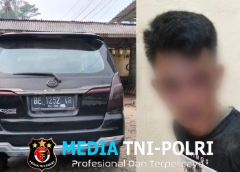 Tekab 308 Presisi Polres Tanggamus dan Polsek Semaka Amankan Terduga Pemerasan Disertai Ancaman Sajam Bermobil Kijang Innova