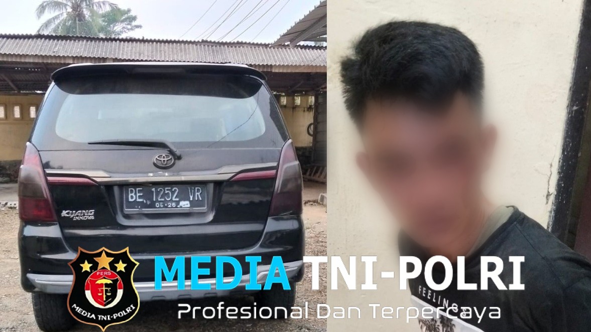 Tekab 308 Presisi Polres Tanggamus dan Polsek Semaka Amankan Terduga Pemerasan Disertai Ancaman Sajam Bermobil Kijang Innova
