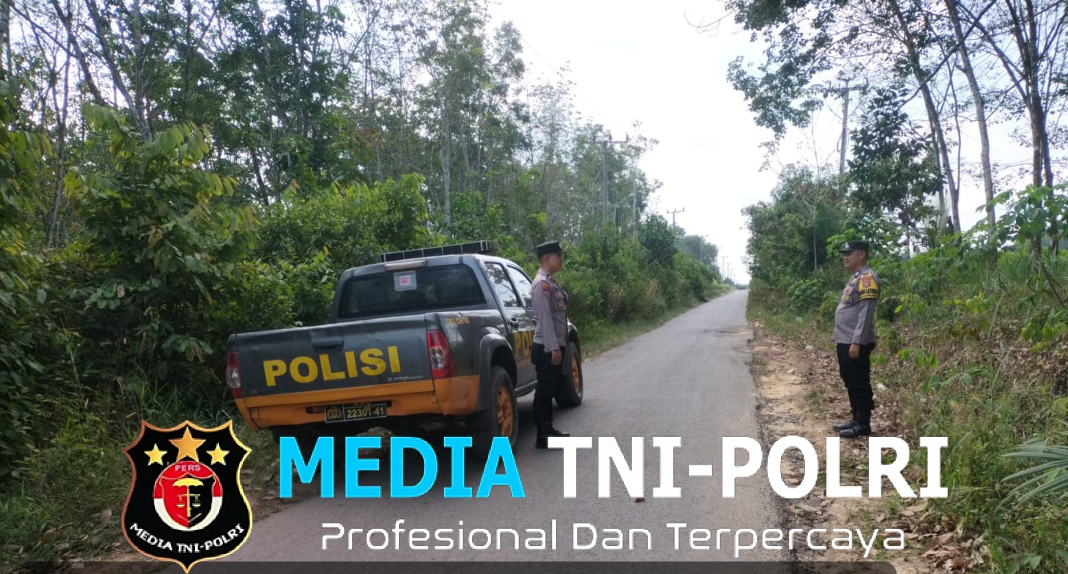 Ciptakan Situasi Kamtibmas Aman Kondusif, Polsek Gunung Agung Gelar Patroli Rawan Siang Hari
