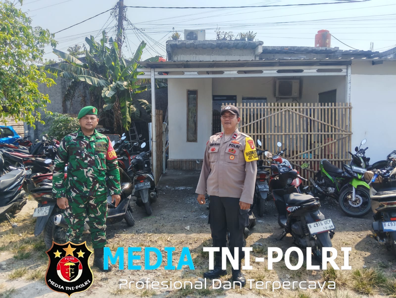 Bhabinkamtibmas Tambelang Monitoring Ibadah Jemaat GPdI Immanuel