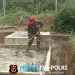Babinsa Turun Langsung Bantu Pekerja, Pembangunan Jembatan Perintis Capai 37 Persen
