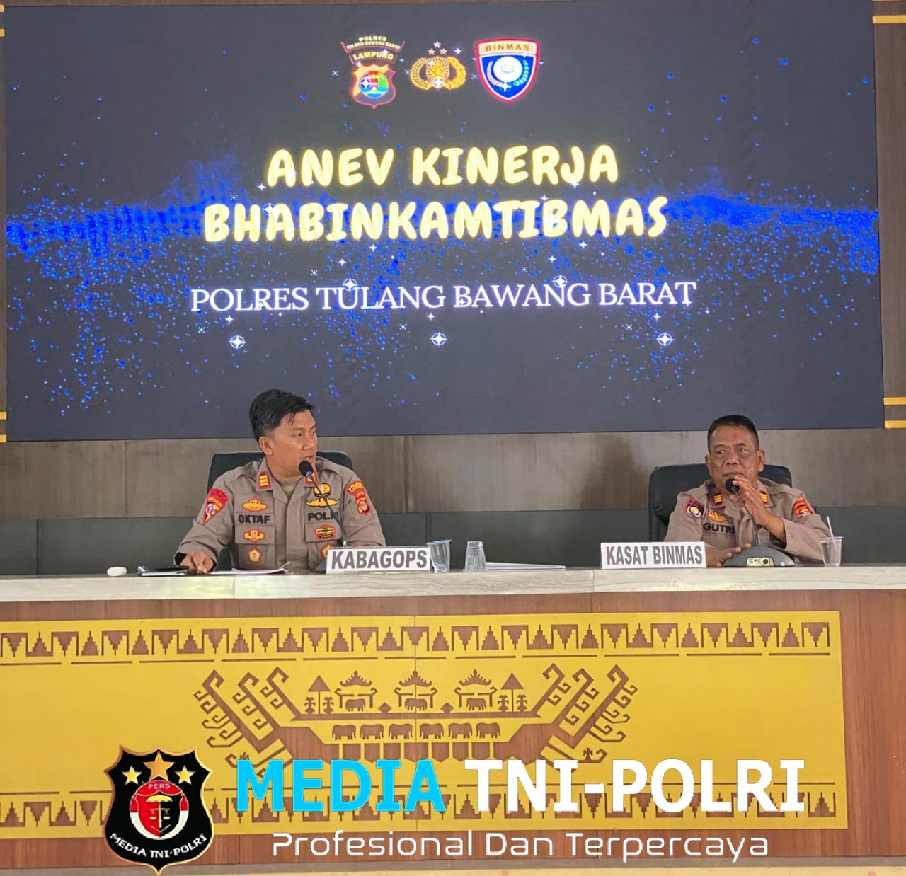 Polres Tulang Bawang Barat Gelar Anev Bhabinkamtibmas, Tekankan Kehadiran Polisi di Tengah Masyarakat