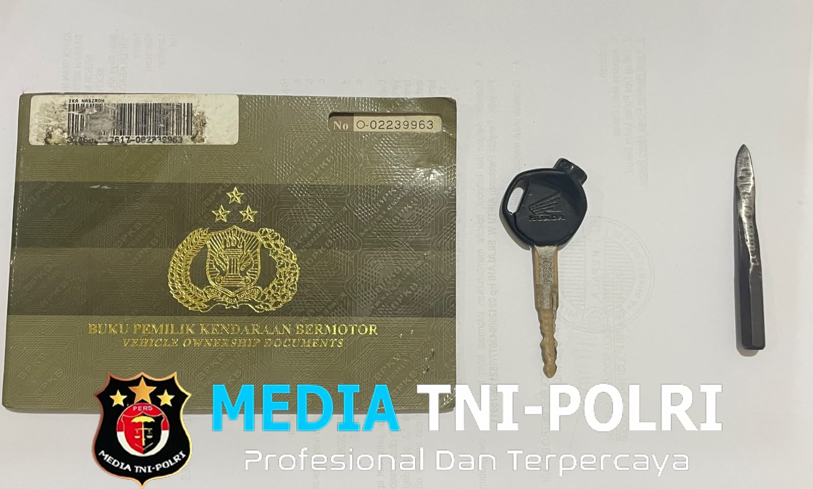 Unit Reskrim Polsek Serang Baru Berhasil Amankan Dua Terduga Pelaku Pencurian Sepeda Motor di Jayasampurna