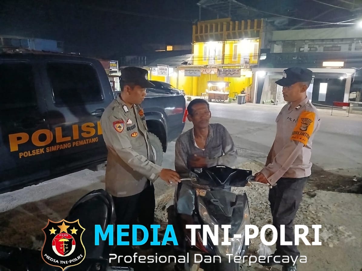Pastikan Kamtibmas Kondusif, Polsek Simpang Pematang Gelar Patroli KRYD di Tiga Desa
