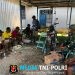 Bakti Sosial dengan masyarakat Pos Muara Nawa Satgas Pamtas RI-PNG Kewilayahan Yonif 645/Gardatama Yudha Bersama Warga Kampung Muara Nawa Dan Distrik Airu