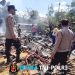 Di Duga Kompor Gas Meledak, Satu Rumah di Eromoko Hangus Terbakar, Polisi Bersama Warga Dan Damkar Bergerak Cepat Lakukan Pemadaman
