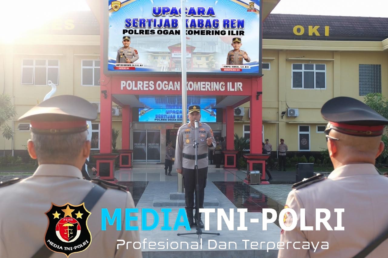 Sertijab Kabag Ren Polres OKI, Kompol Yusuf Solehat Gantikan Kompol Novan Dwi Putra