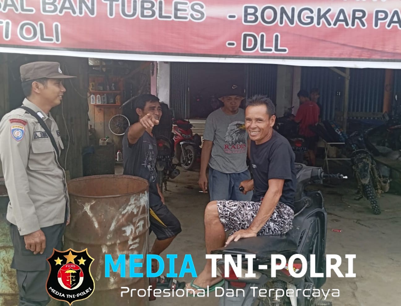 Ngobrol Santai di Bengkel, Polisi Sampaikan Pesan Penting Cegah Modus Kejahatan Terbaru