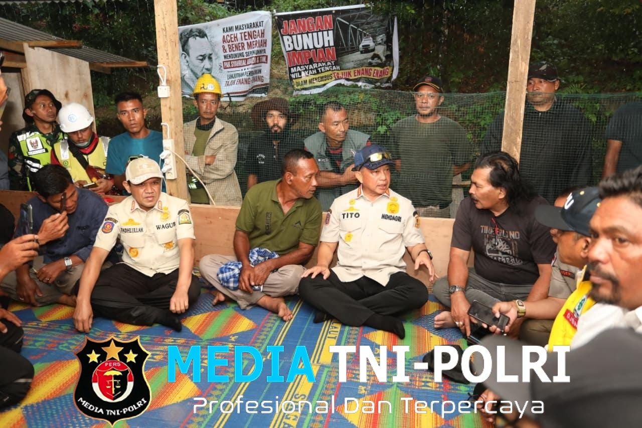 Warga Sampaikan Terima Kasih Satgas PRR Perkuat Struktur Jembatan Enang-Enang
