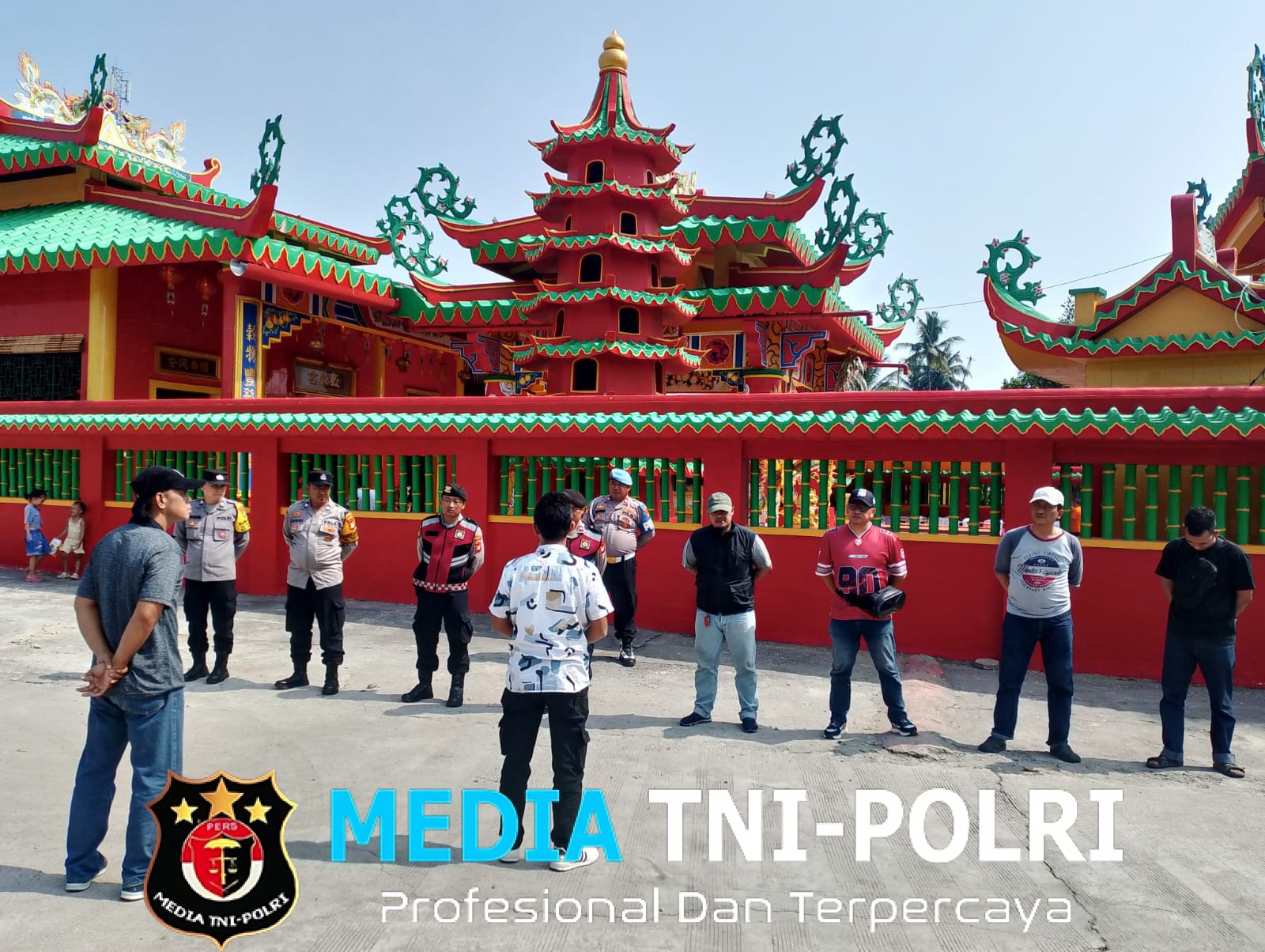 Polsek Cibarusah Siapkan Pengamanan Perayaan Shejit ke-342 Kelenteng Ngo Kok Ong