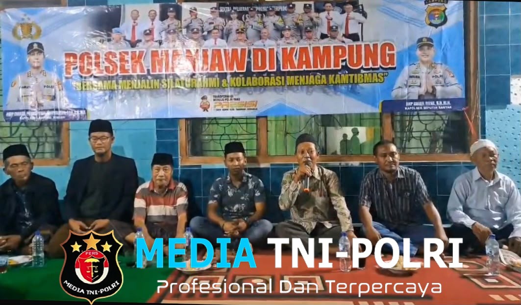 Perkuat Sabuk Kamtibmas, Polsek Seputih Banyak Gelar PMK Untuk Serap Aspirasi Warga