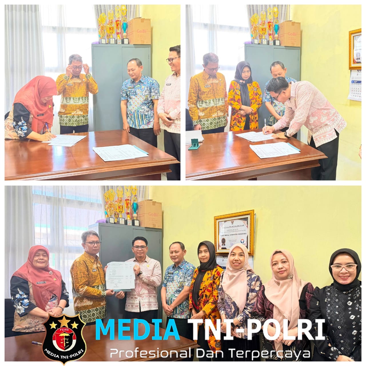 Sertijab Sekretaris Sosial Kabupaten Pringsewu Berjalan Lancar