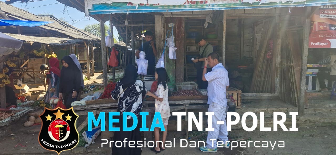 Polres Lampung Utara Harga Bahan Pokok di Pasar Central Kotabumi Relatif Stabil, Telur Ayam Ras Turun Rp3.000