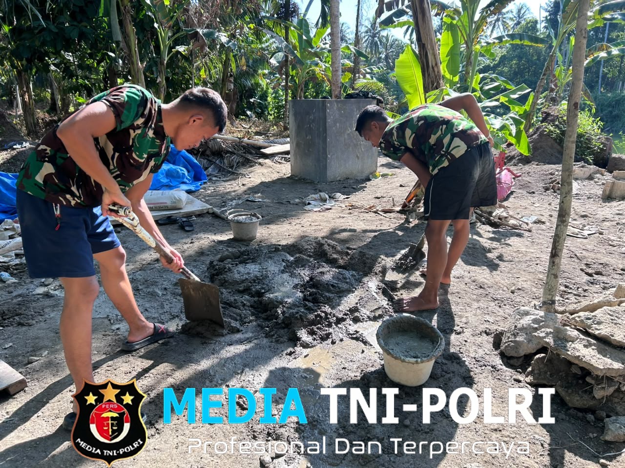 Bakti TNI Percepat Pembangunan Jembatan Gantung Idanoho, Akses Dua Desa di Nias Selatan Segera Pulih