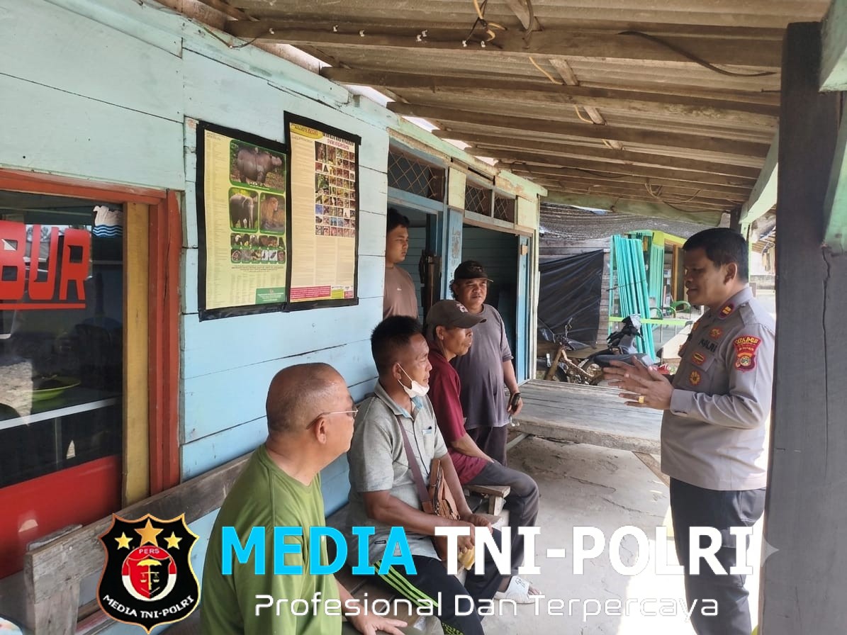 Cegah Perburuan Satwa Dilindungi, Polres Mesuji Sosialisasi Hukum dan Pasang Maklumat di Register 45