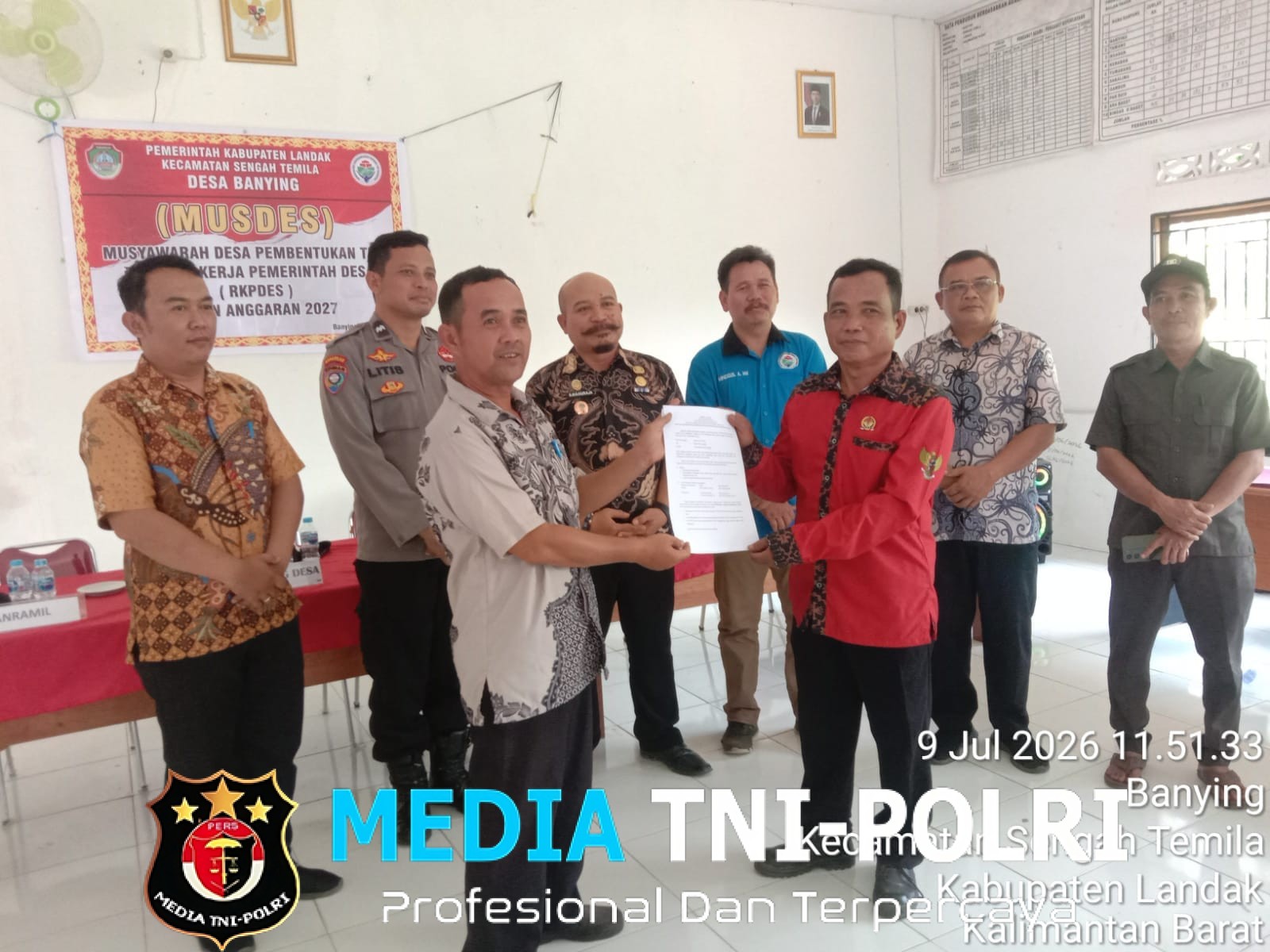 Musdes Desa Banying Tetapkan RKPDes 2027, Langkah Nyata Menuju Pembangunan Berkualitas