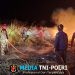 Personel Kodim 1310/Bitung Bersama Tim Damkar Pemkab Minut, Sigap Bantu Padamkan Kebakaran Lahan PT. FOI di Desa Wineru