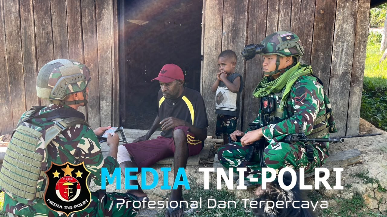 Wujudkan Kemanunggalan TNI-Rakyat, Satgas Yonif 645/GTY Gelar Pelayanan Kesehatan di Distrik Eragayam