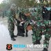 Prajurit Lanal Lampung Dukung Gerakan Radin Inten Asri Melalui Aksi Bersih Pantai