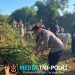 Prajurit Lanal Lampung Dukung Gerakan Radin Inten Asri Melalui Aksi Bersih Pantai