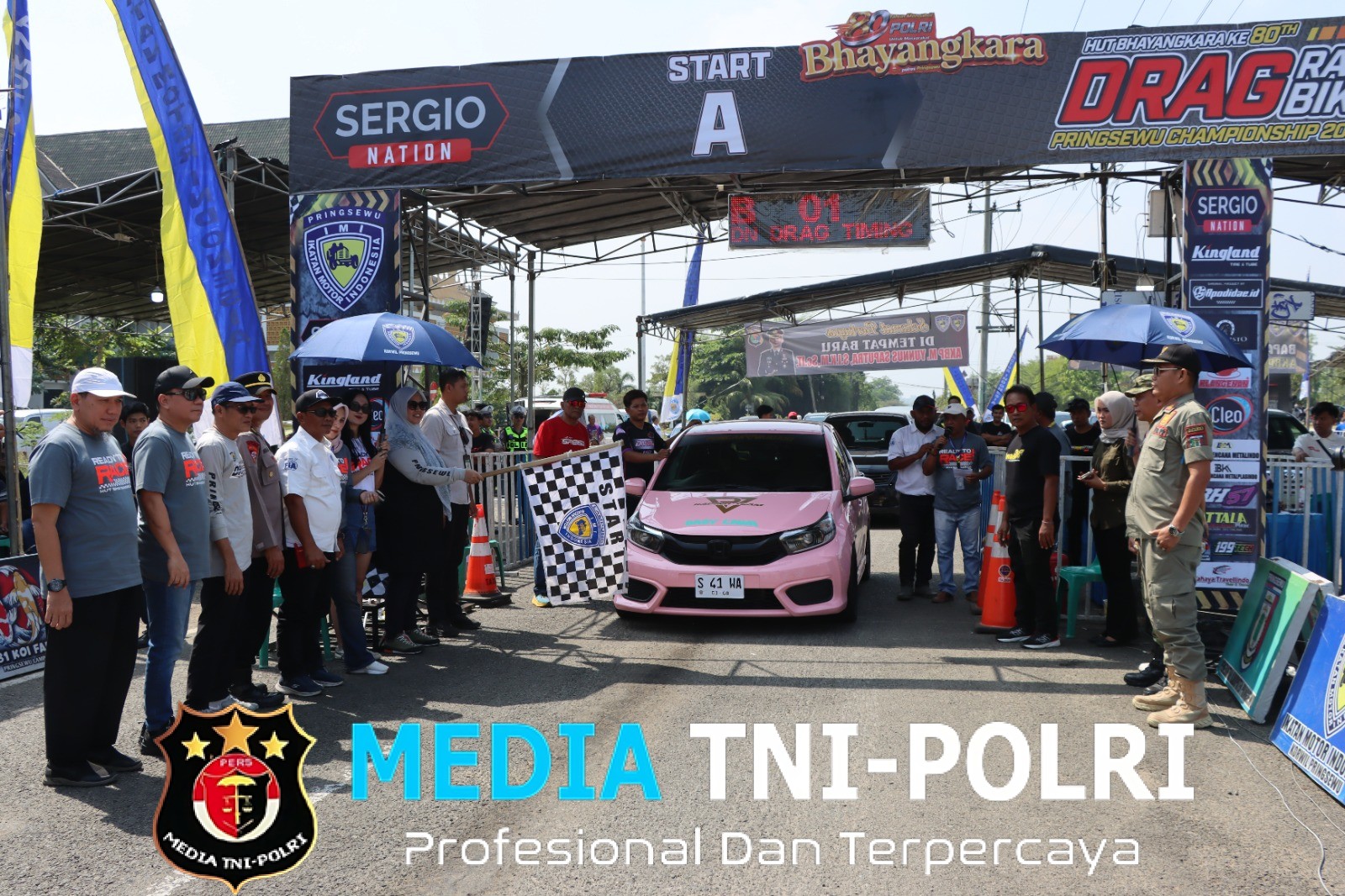 Meriah, 310 Pembalap dari Berbagai Daerah Adu Kencang di Pringsewu Drag Race Championship 2026