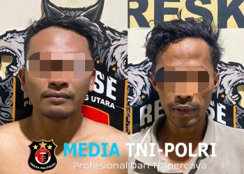 Gerak Cepat, Polres Lampung Utara Ungkap Kasus Tindak Pidana Curas Disertai Pembunuhan, Dua Pelaku Ditangkap