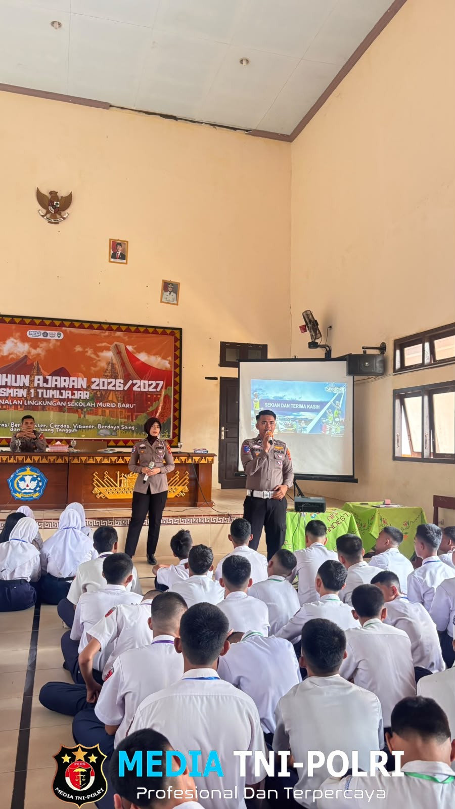 Polres Tulang Bawang Barat, Laksanakan Program “Police Goes To School” di SMAN 1 Tumijajar