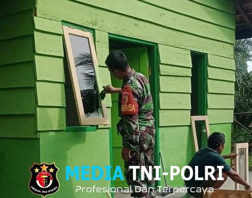 Hampir Rampung, RTLH Program Karya Bakti TNI AD di Desa Kote Jaye Capai Progres 95 Persen