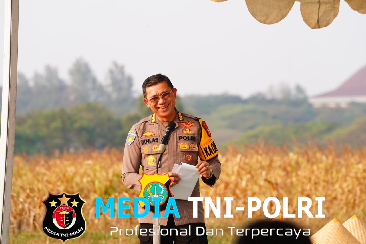 Polres Metro Bekasi Panen Raya Jagung Kuartal 1 di Lahan Ketahanan Pangan Polda Metro Jaya