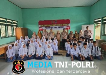 Sat Binmas Polres Mesuji Gelar Cooling System di Ponpes Hidayatul Mubtadiin Edukasi Hukum dan Penyaluran Bansos