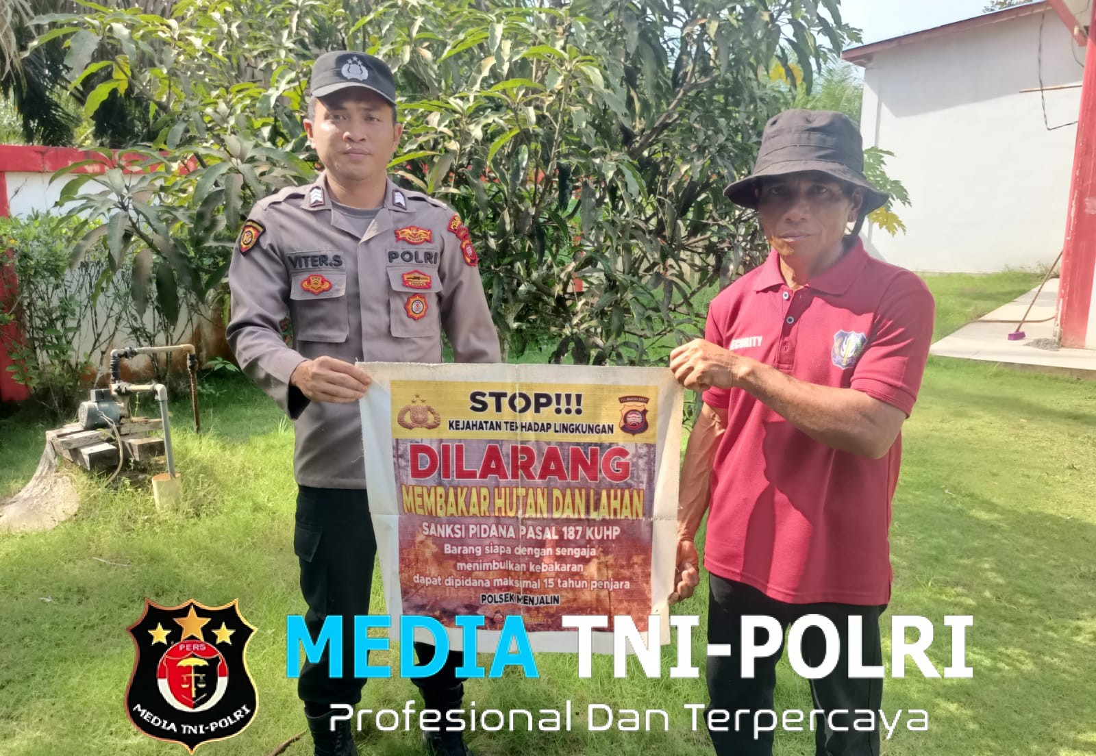 Polsek Menjalin Intensifkan Patroli dan Sosialisasi Pencegahan Karhutla kepada Warga