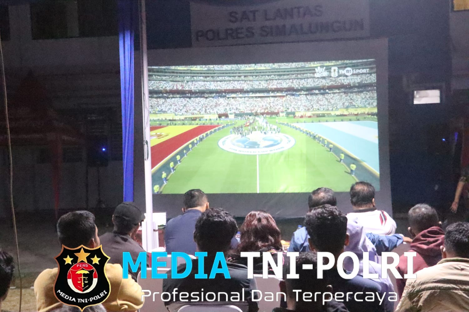 Meriah dan Penuh Kebersamaan! Kapolres Simalungun Gelar Nobar Final Piala Dunia FIFA 2026, Spanyol Juara Usai Kalahkan Argentina
