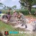 Lancar Akses Pertanian, Kopka Budi Bersama Warga Bersihkan Area Jalan Persawahan Tambakan