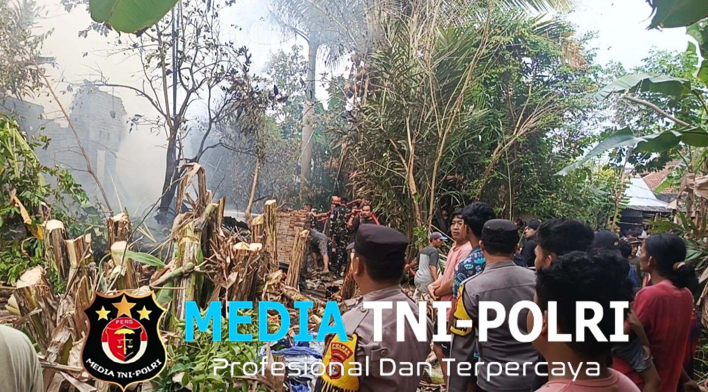 Polsek Kota Agung Identifikasi Kebakaran di Kelurahan Kuripan