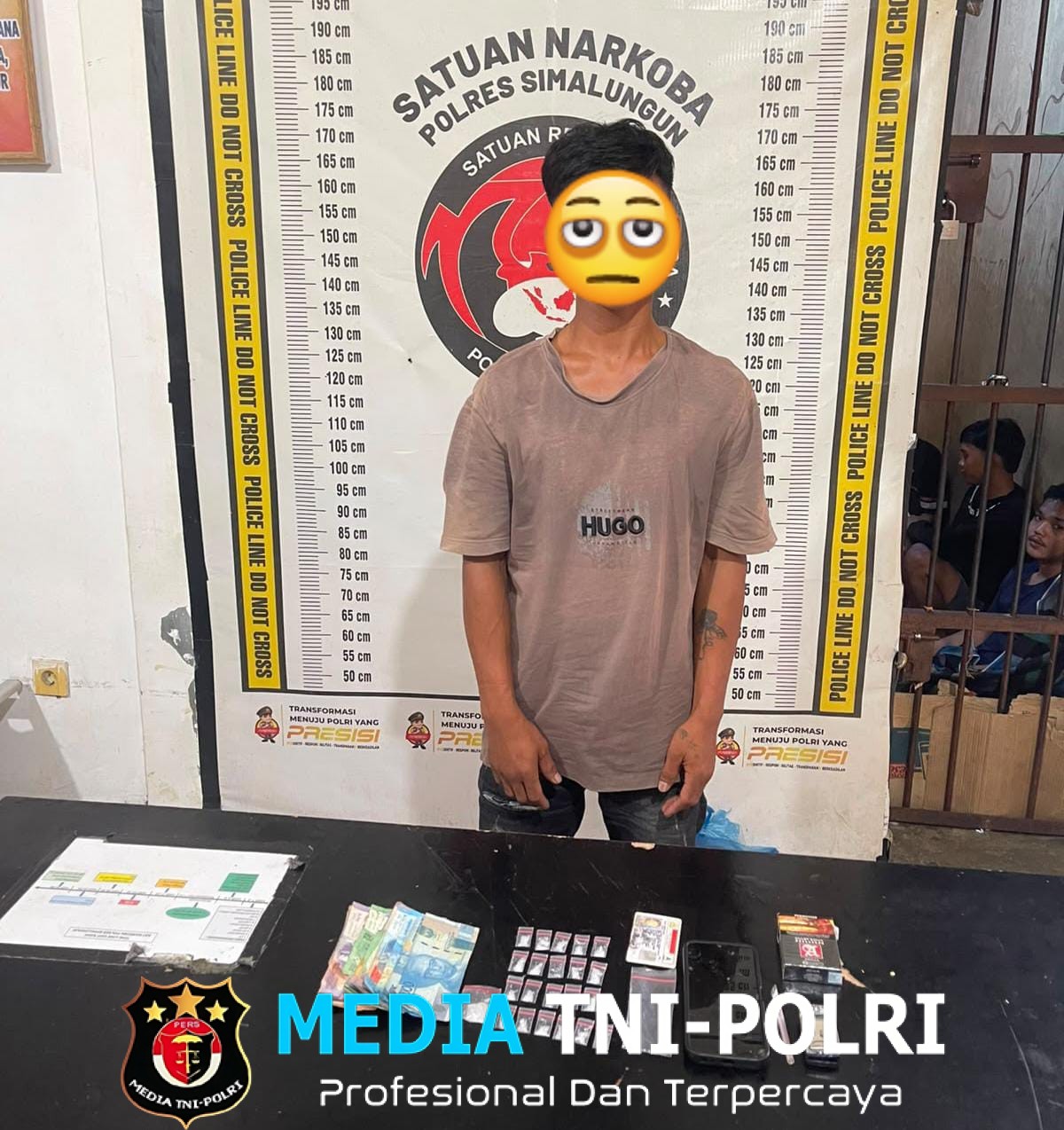Gerebek Rumah di Karang Anyer, Polsek Gunung Malela Bekuk Pengedar Sabu Saat Sedang Racik Paket
