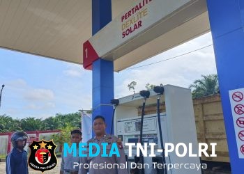 Antisipasi Gangguan Kamtibmas, Polsek Kuala Behe Intensifkan Patroli Siang di SPBU