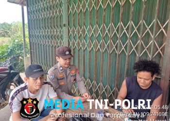Hangatnya Patroli Siang di Meranti Polisi Sapa Warga Sekaligus Titipkan Pesan Kamtibmas
