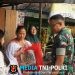 Dandim 0402/OKI Salurkan Bantuan Sembako untuk Korban Kebakaran di Desa Serinanti