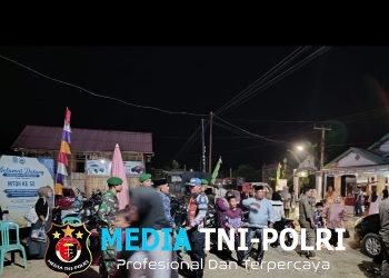 Babinsa Koramil 420-07/Sungai Manau Intensifkan Patroli Malam dan Komsos, Wujudkan Lingkungan Aman dan Kondusif