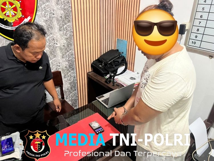Unit Reskrim Polsek Kota Besi Amankan, Seseorang Berinisilal MD Karena Menyimpan Sabu Didalam Dompet