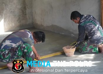 Kodim 1015/Sampit Laksanakan Karya Bakti Rehab RTLH Tahun 2026