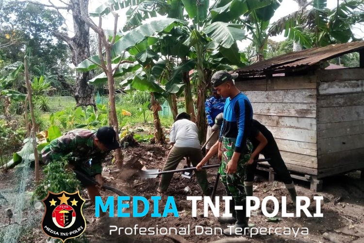 TMMD Ke-129 Kodim 1707/Merauke Wujudkan Sanitasi Layak, Pembangunan MCK Resmi Dimulai
