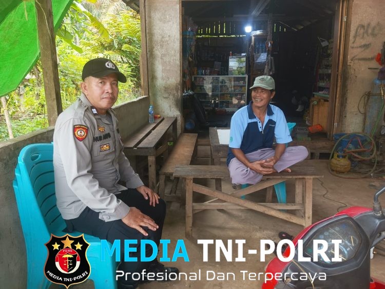 Duduk Bersama Warga, Cara Humanis Polisi Sebangki Menjaga Keamanan dan Ketertiban