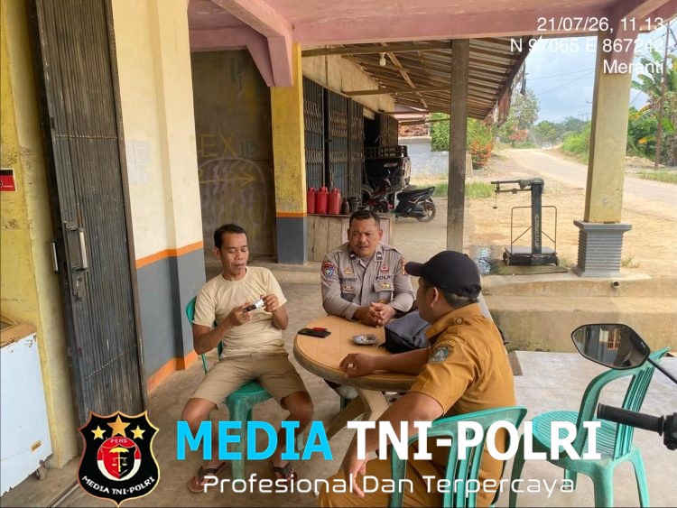 Patroli Siang Berubah Jadi Momen Hangat! Polisi di Meranti Sapa Warga dengan Himbauan Penuh Kasih