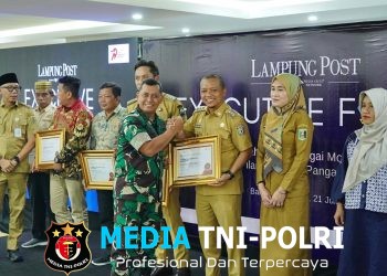 Bupati Pringsewu Hadiri Forum III Lampung 2026 dan Terima Penghargaan Kategori Terbaik Percepatan Pembentukan KDKMP