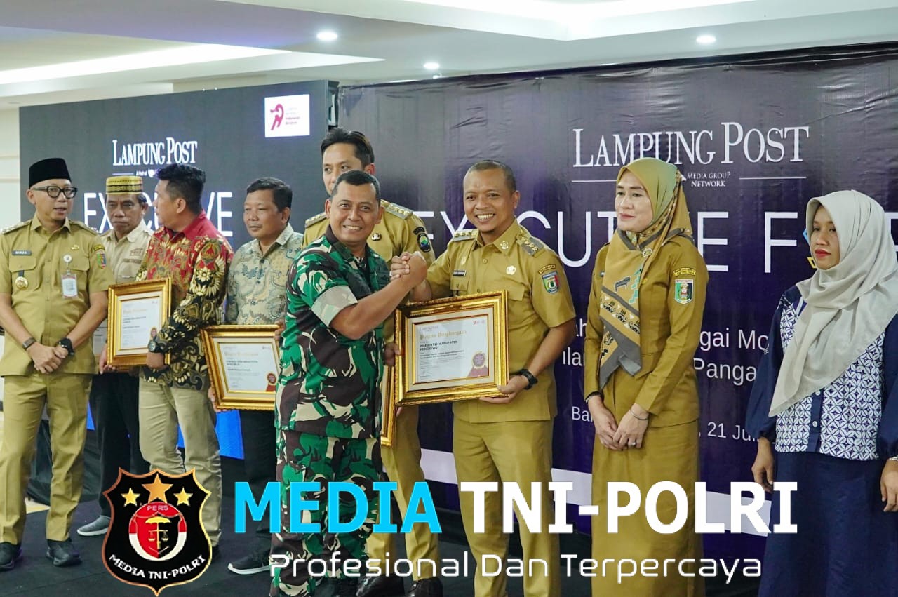 Bupati Pringsewu Hadiri Forum III Lampung 2026 dan Terima Penghargaan Kategori Terbaik Percepatan Pembentukan KDKMP