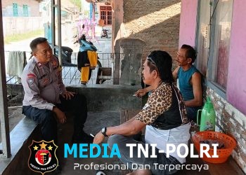Jaga Jakarta Jaga Bekasi On The Spot, Bhabinkamtibmas Kedungwaringin Ajak Warga Jaga Persaudaraan Jelang Pilkades