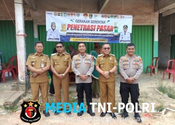 Polres Mesuji Dukung Pengendalian Inflasi Daerah, Lakukan Kolaborasi Penyaluran Beras SPHP dan Pengamanan Pasar Murah